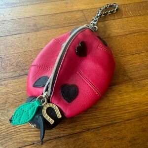Betsey Johnson Ladybug Clutch Wristlet